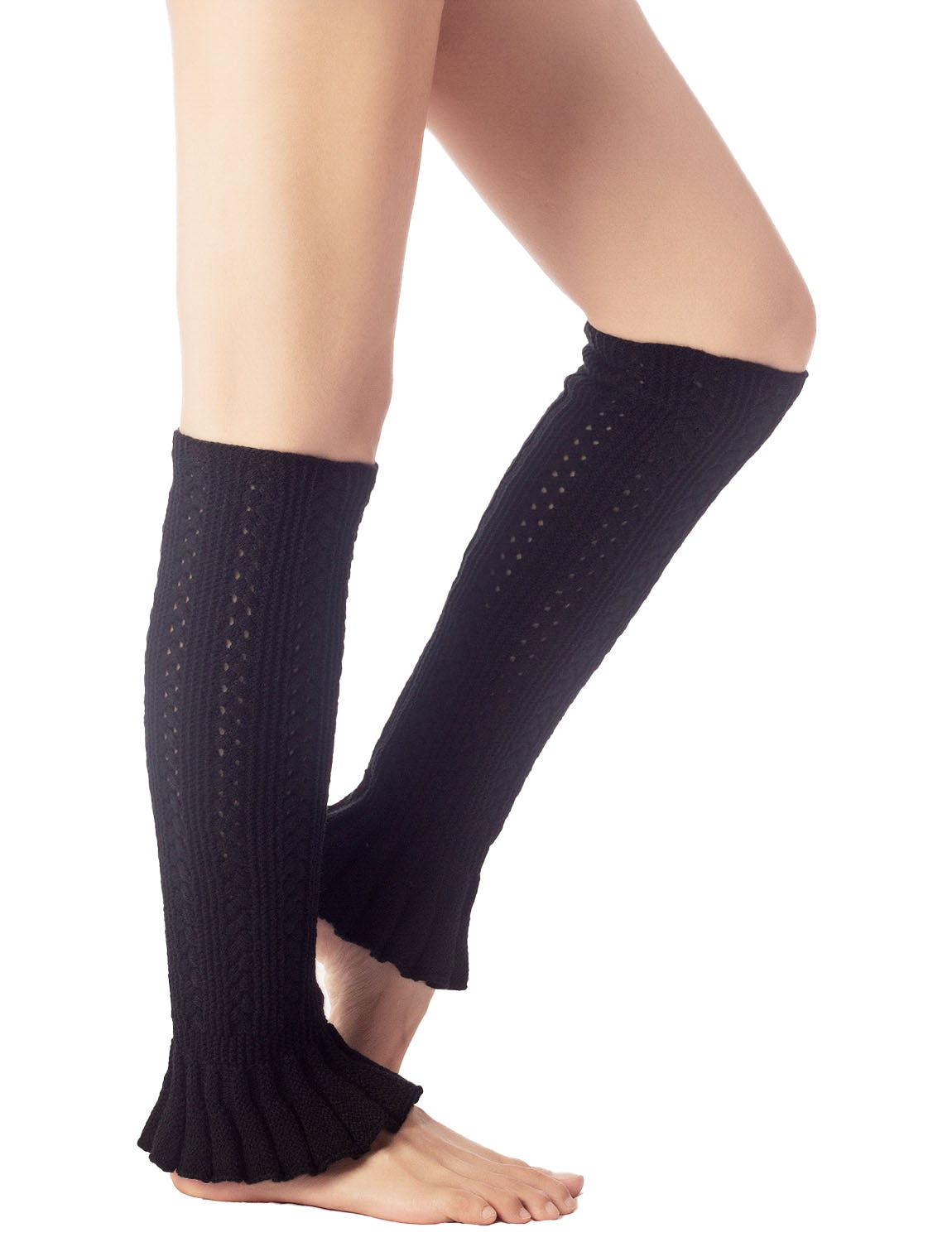 Women's Flared Cuff Ballet Dancer Running Aerobics Stretchy Leg Warmer