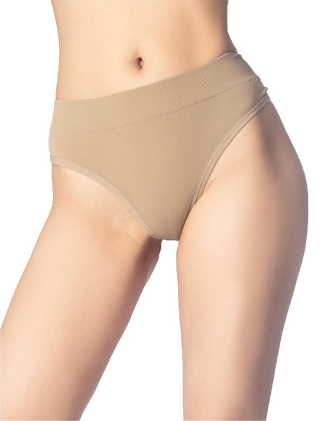 Women's Soft Comfort Stretch Thongs Nude Fashion Undies Ladies Tanga Panties