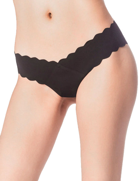 Women's Underwear V-shape Waist Stretchy Seamless Low Rise Brief Panties