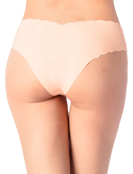 Women's Underwear V-shape Waist Stretchy Seamless Low Rise Brief Panties