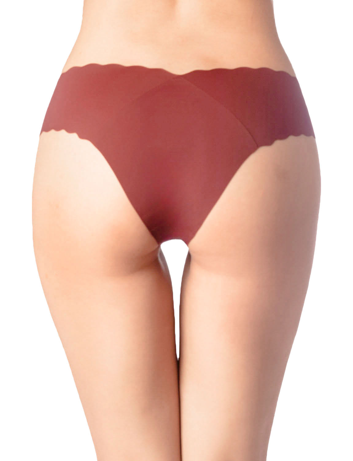 Women's Underwear V-shape Waist Stretchy Seamless Low Rise Brief Panties