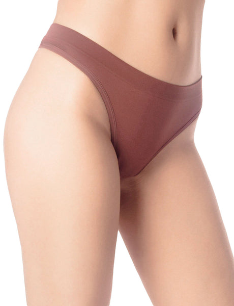 Women's Underwear Nude Color Undies String Stretchy Low Rise Yoga Thongs