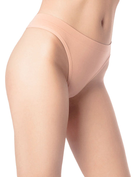 Women's Underwear Nude Color Undies String Stretchy Low Rise Yoga Thongs