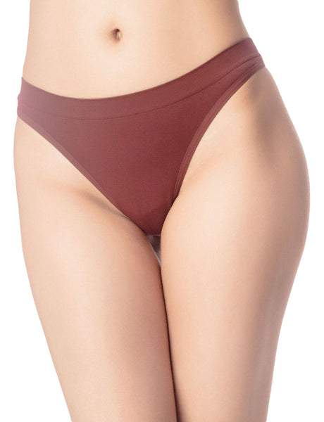 Women's Underwear Nude Color Undies String Stretchy Low Rise Yoga Thongs