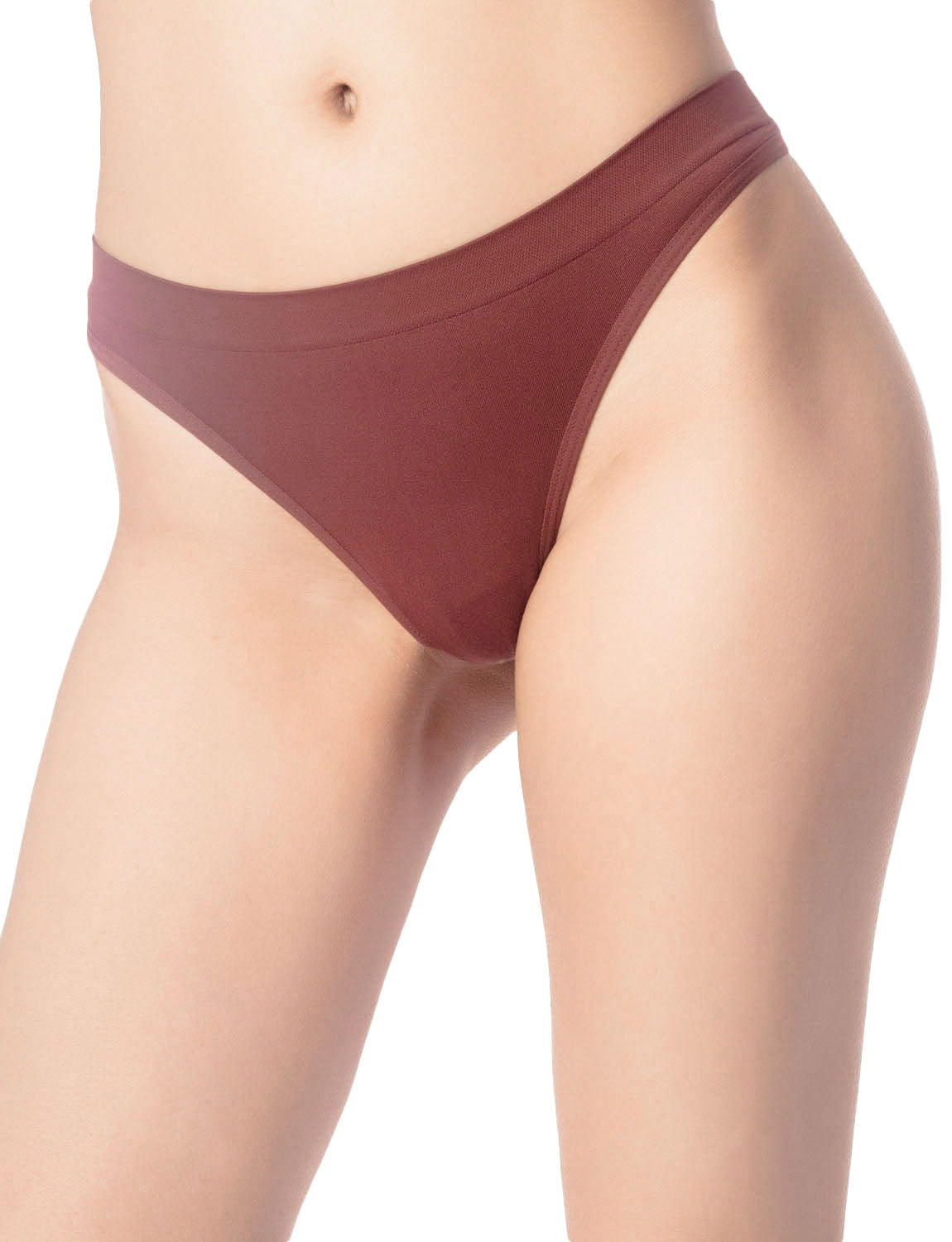 Women's Underwear Nude Color Undies String Stretchy Low Rise Yoga Thongs