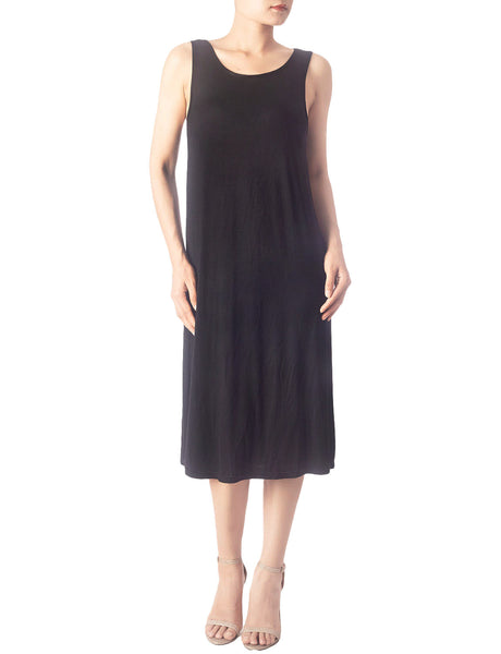 Women's Modal Cozy Knee Length Casual Relaxed Full Slip