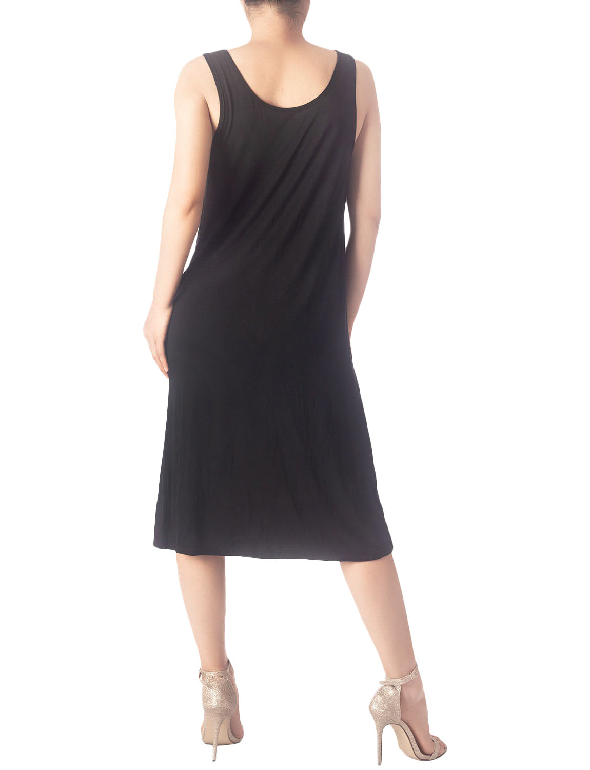 Women's Modal Cozy Knee Length Casual Relaxed Full Slip