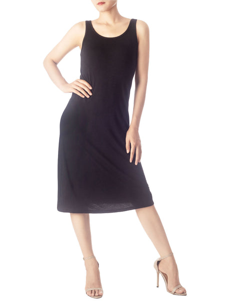 Women's Modal Cozy Knee Length Straight Casual Full Slip