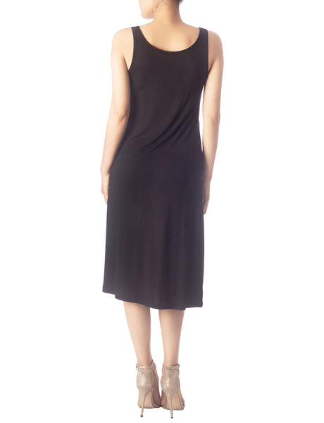 Women's Modal Cozy Knee Length Straight Casual Full Slip