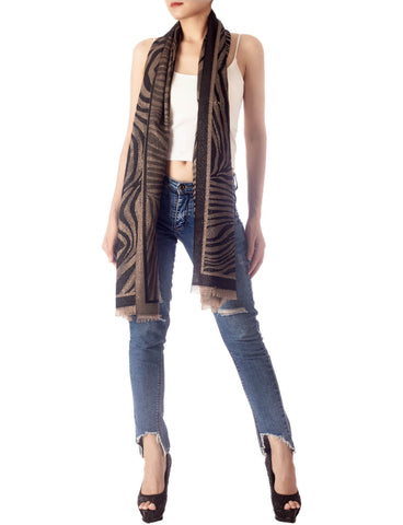 iB-iP Women's Warm Elegant Leapard Print Oversized Large Wrap Scarf