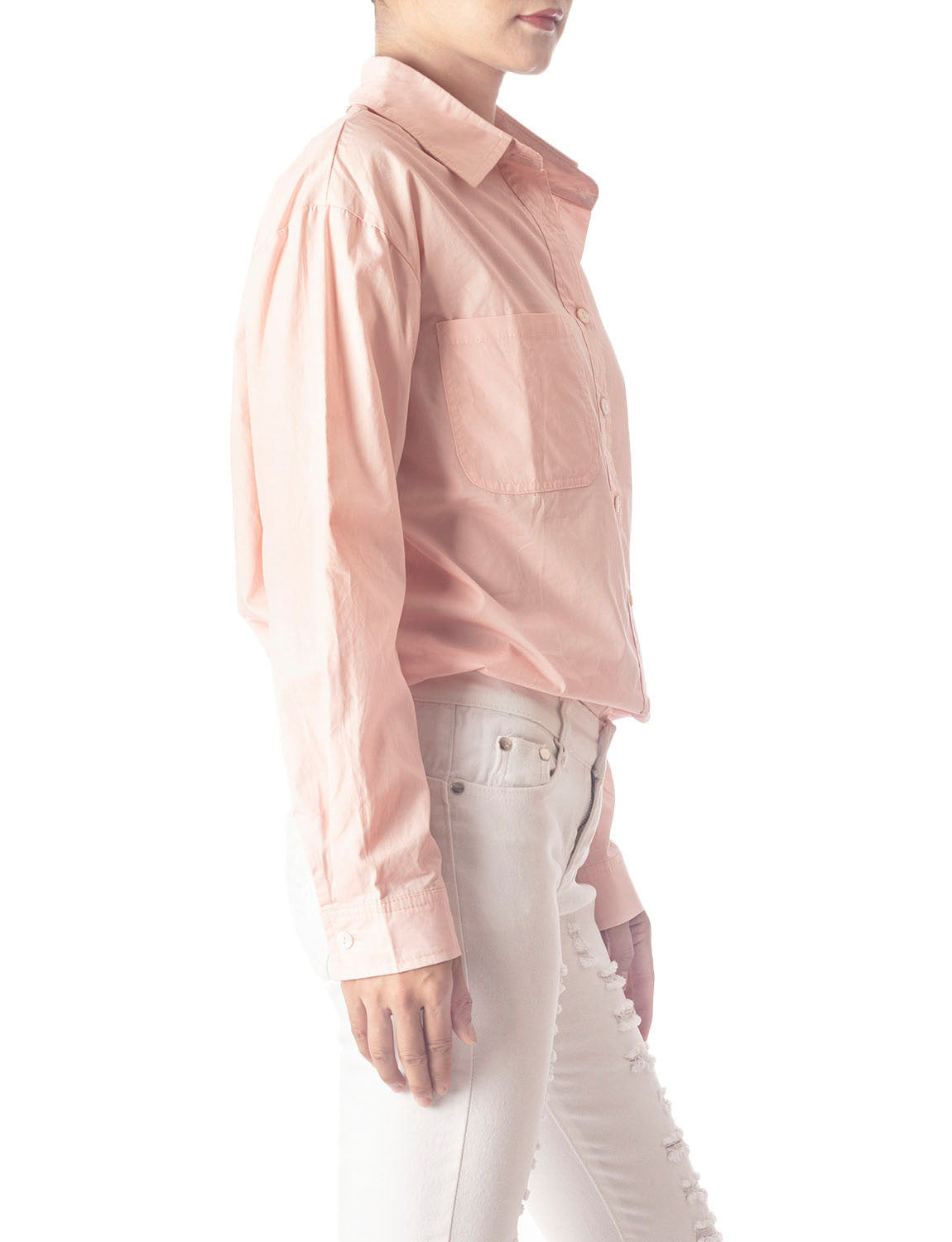 Women's Cotton Cozy Casual Relaxed Long Sleeve Shirt