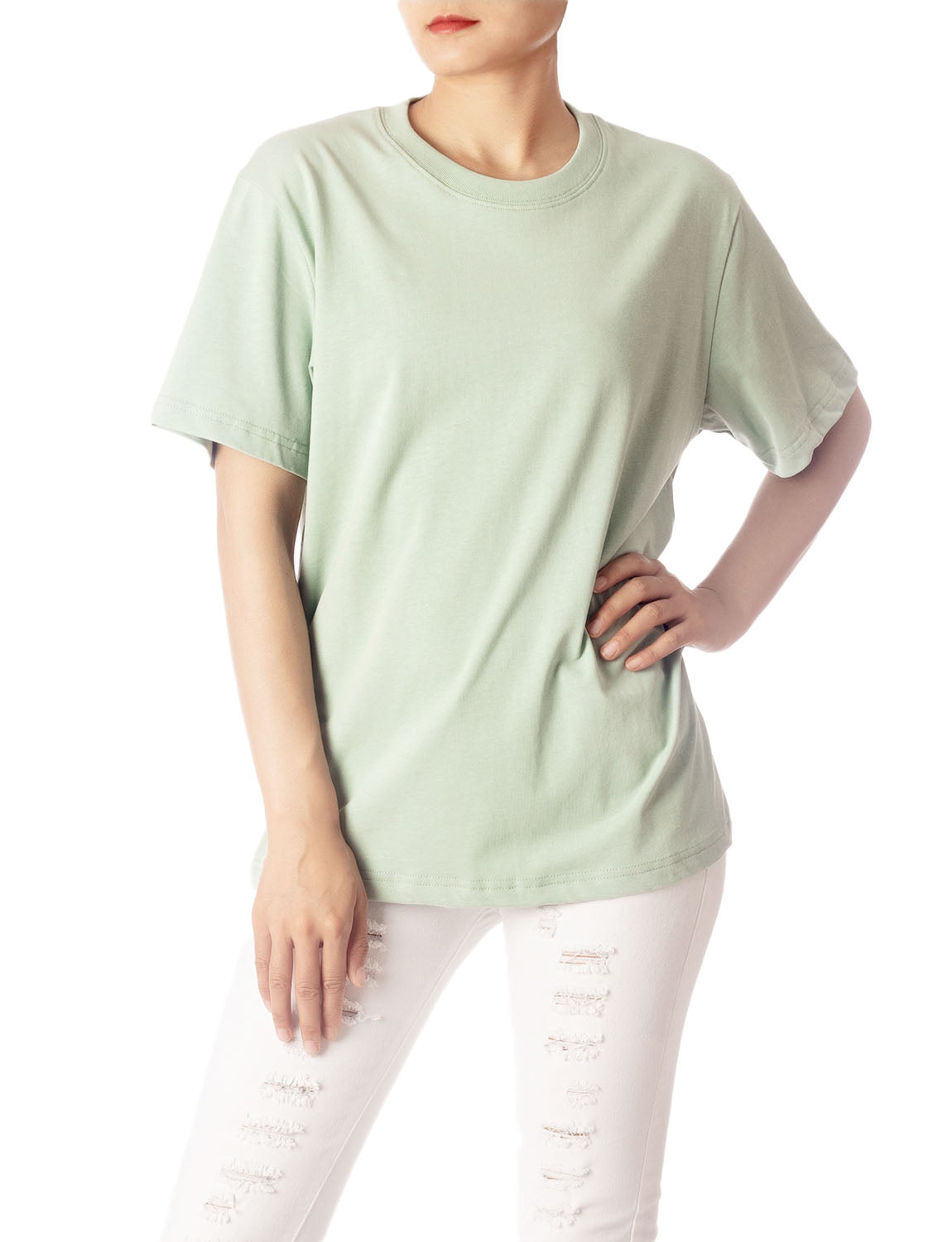 Women's Heavyweight Cotton Comfort Short Sleeves T-shirt