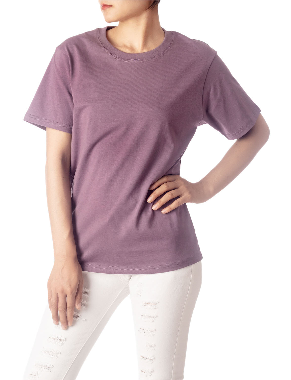 Women's Heavyweight Cotton Comfort Short Sleeves T-shirt