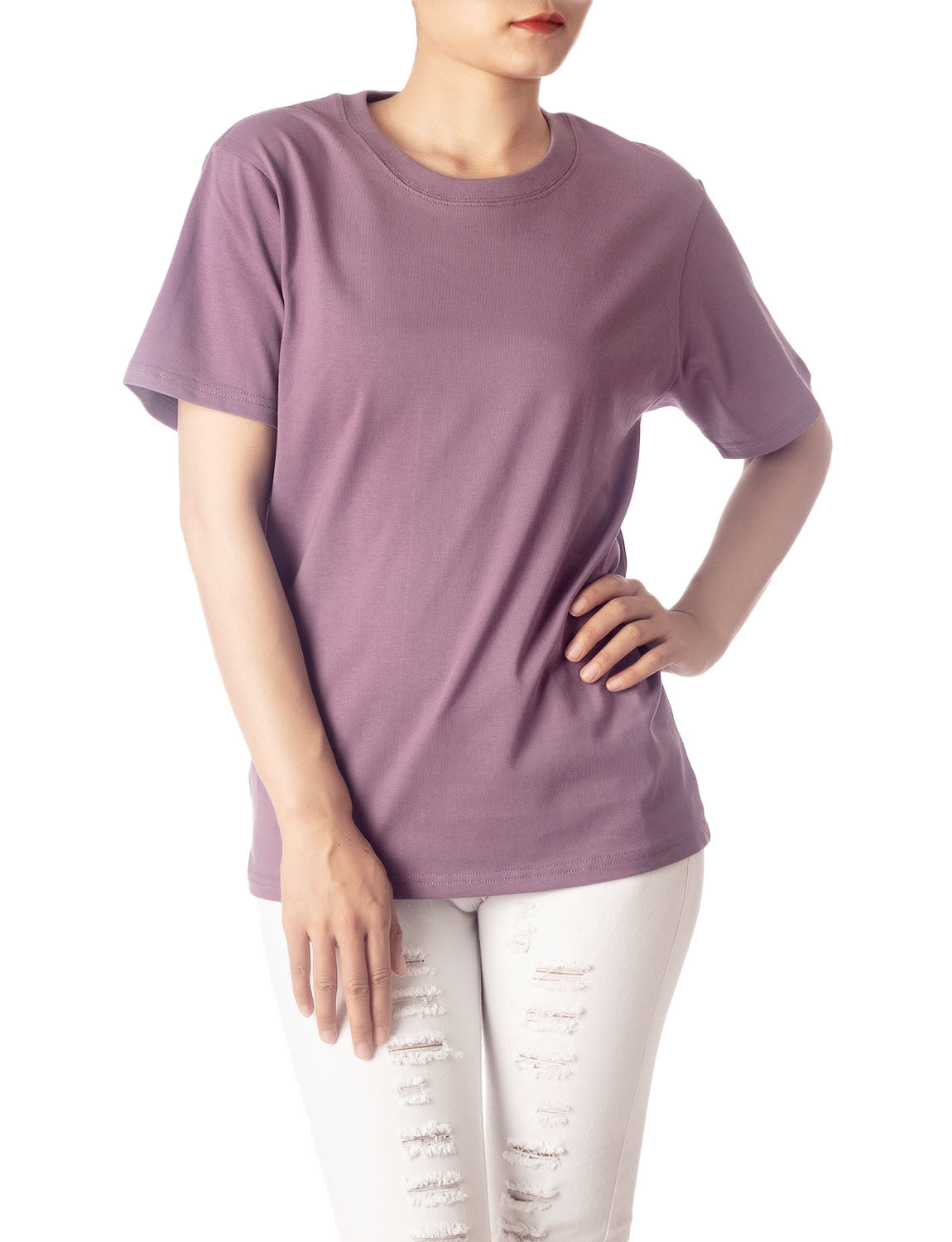 Women's Heavyweight Cotton Comfort Short Sleeves T-shirt