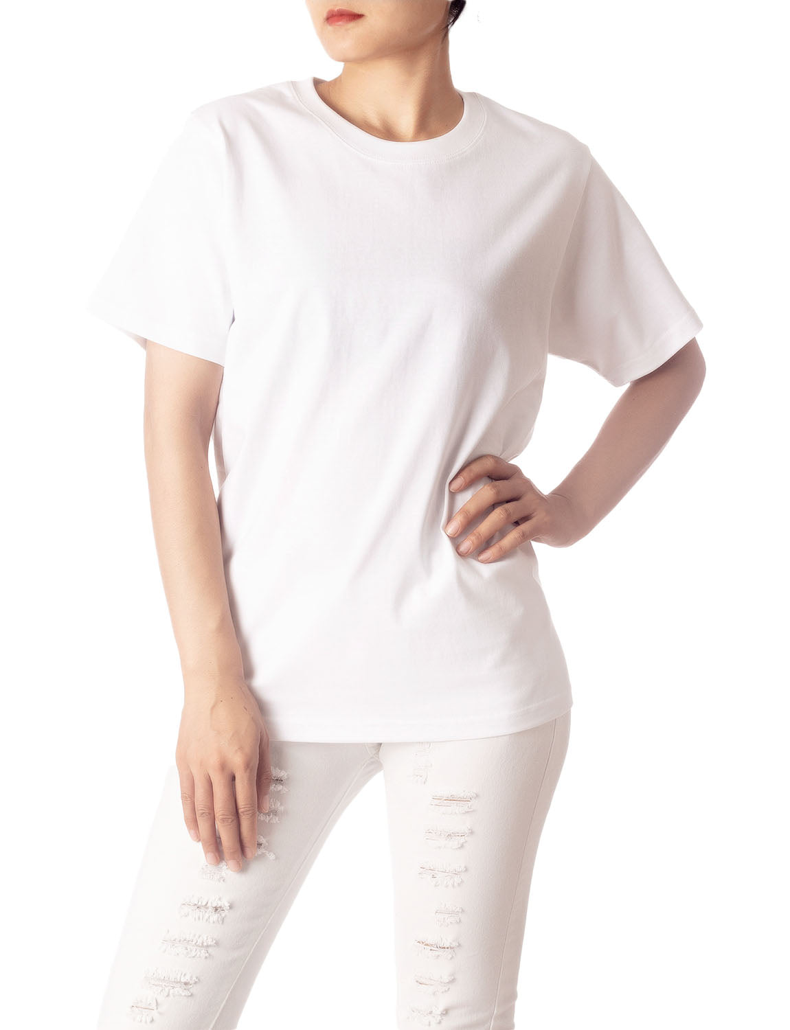 Women's Heavyweight Cotton Comfort Short Sleeves T-shirt