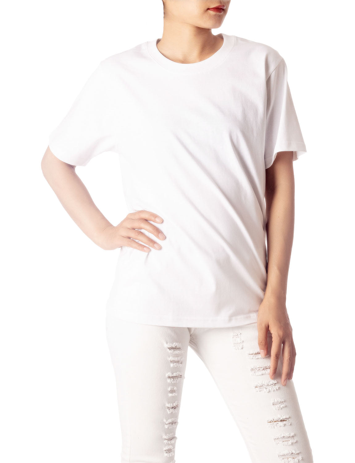 Women's Heavyweight Cotton Comfort Short Sleeves T-shirt